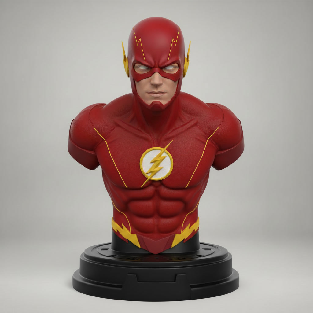 Busto Flash Velocista Escarlate
