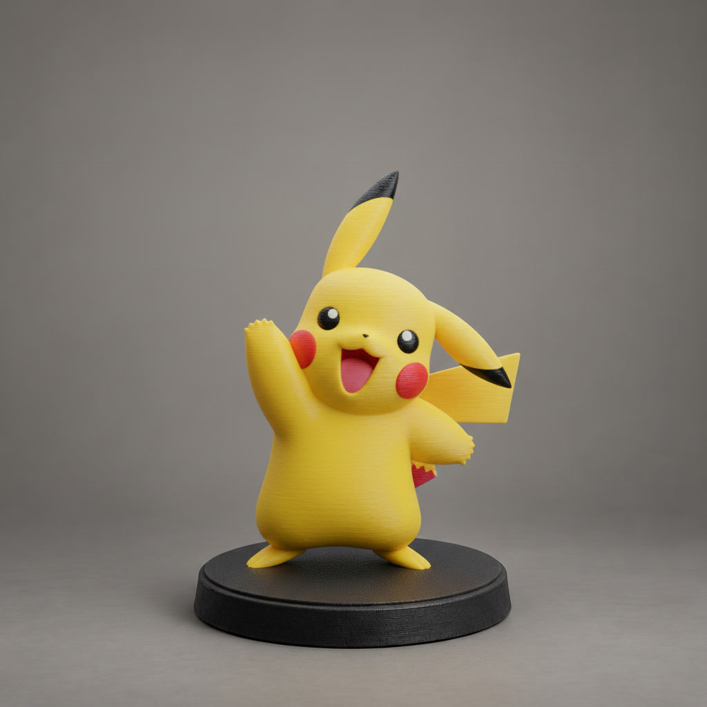 Estátua Pikachu Aceno Colecionável