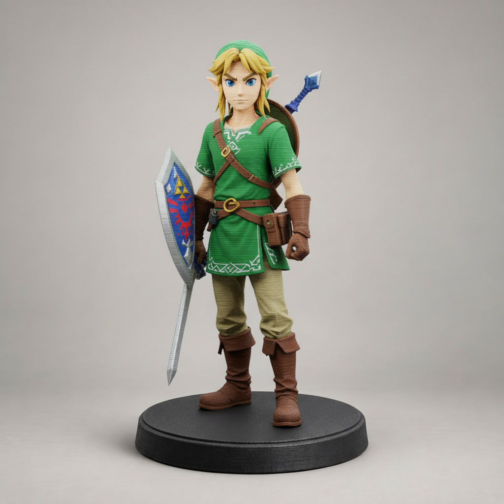 Estátua Link Colecionável