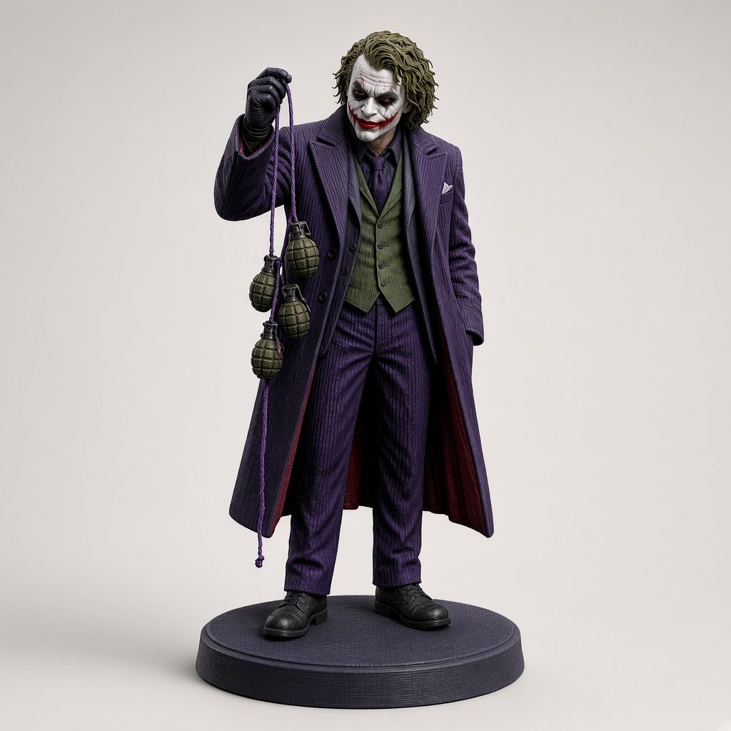 Estátua Coringa Colecionável