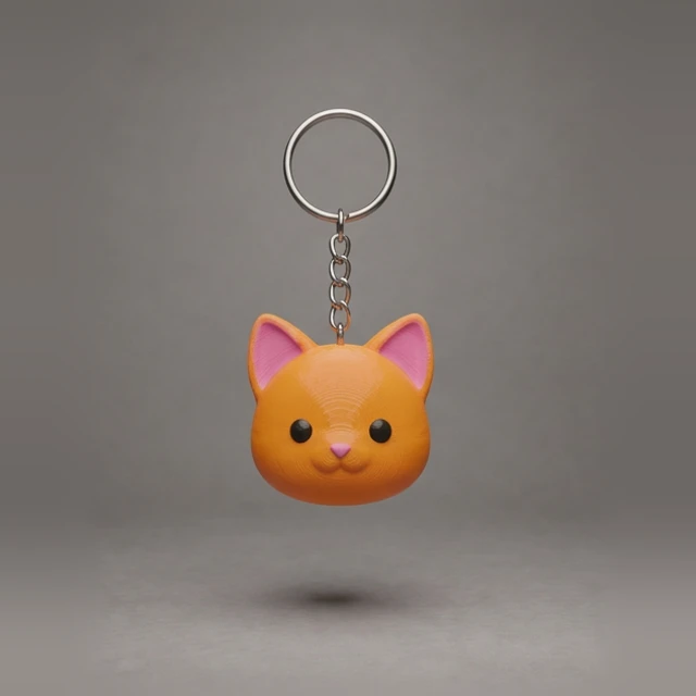 Chaveiro Gatinho 3D