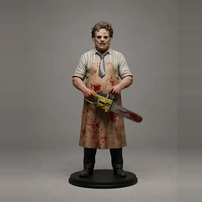 Estátua Leatherface Colecionável