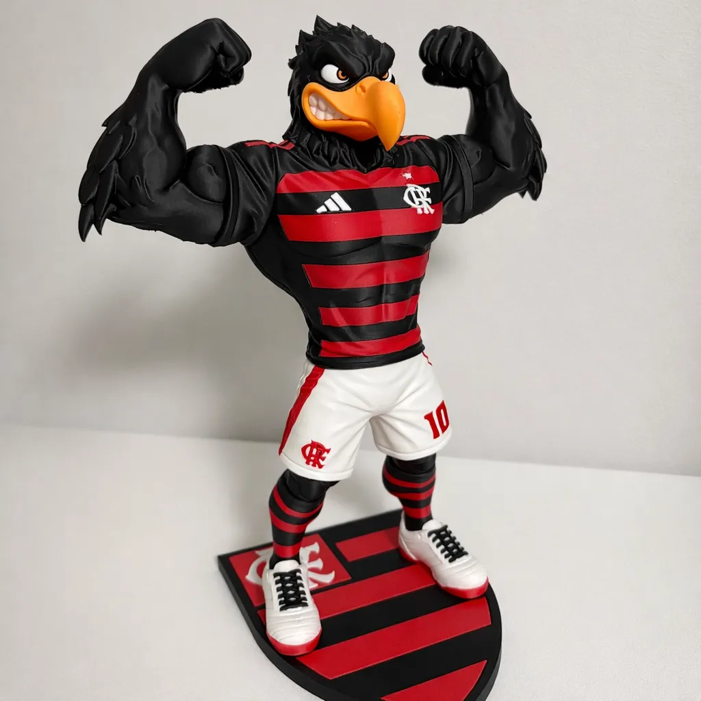 Estátua Urubu Flamengo Colecionável