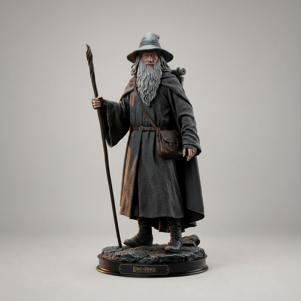 Estátua Gandalf Colecionável