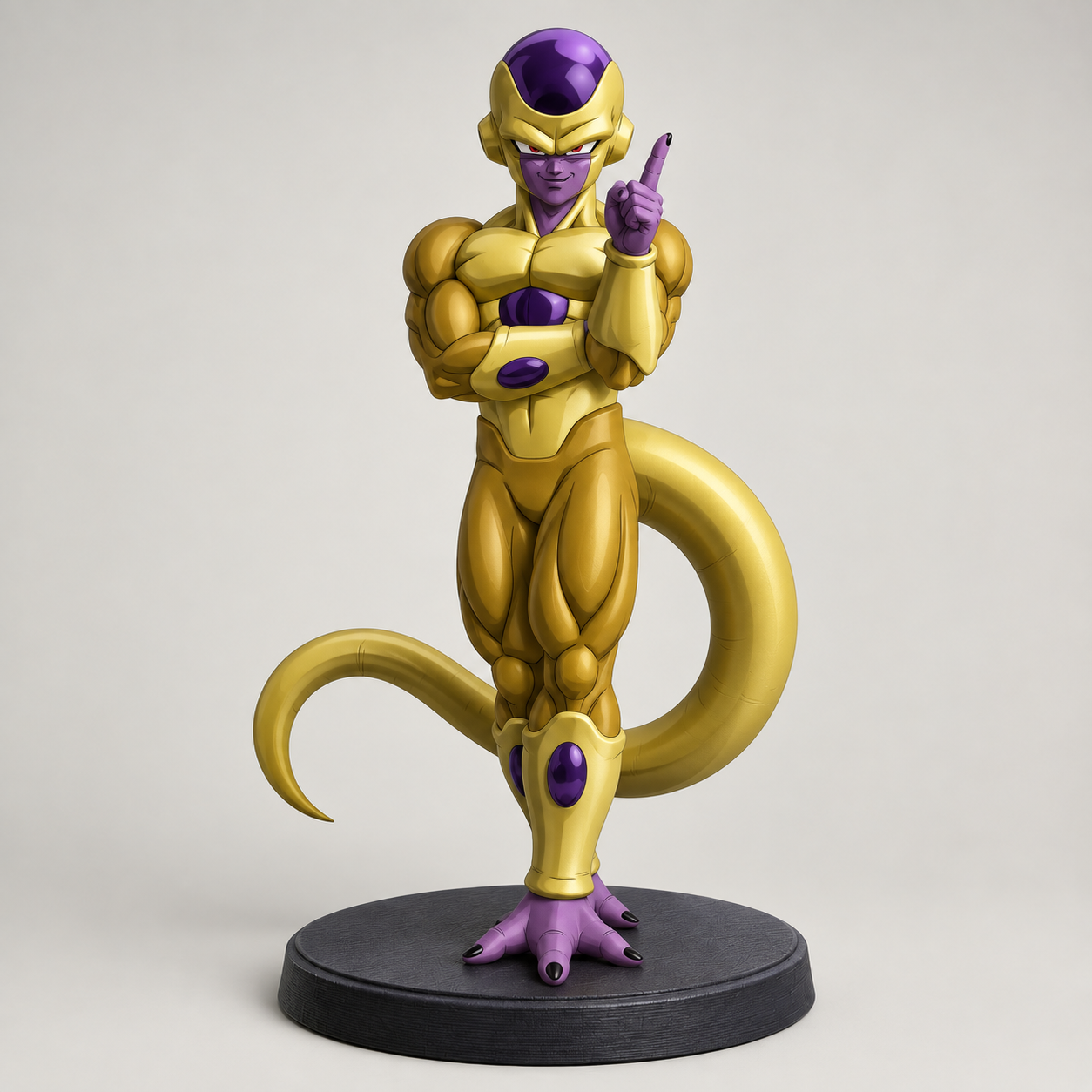 Estátua Freeza Dourado Colecionável