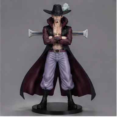 Estátua Dracule Mihawk Colecionável