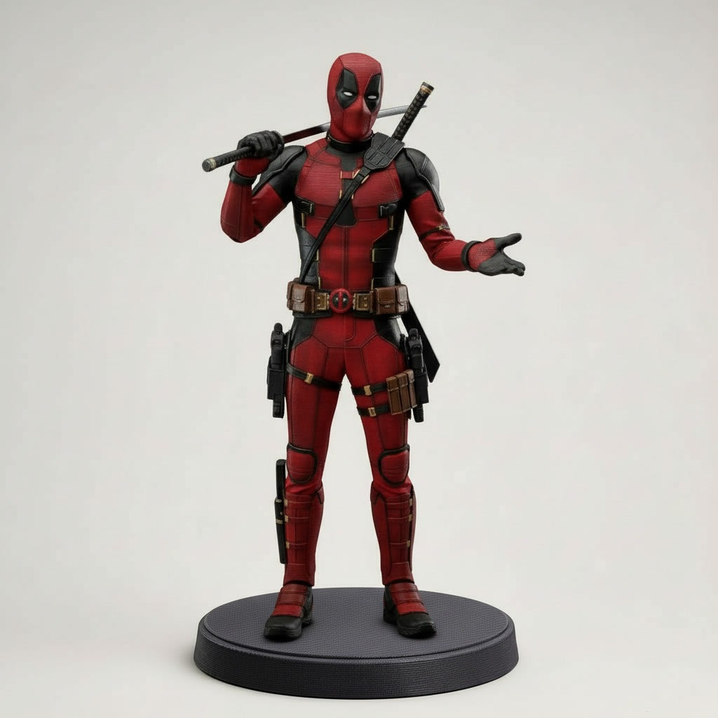 Estátua Deadpool Colecionável