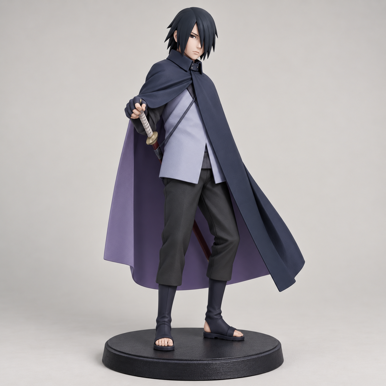 Estátua Sasuke Uchiha Manto Colecionável