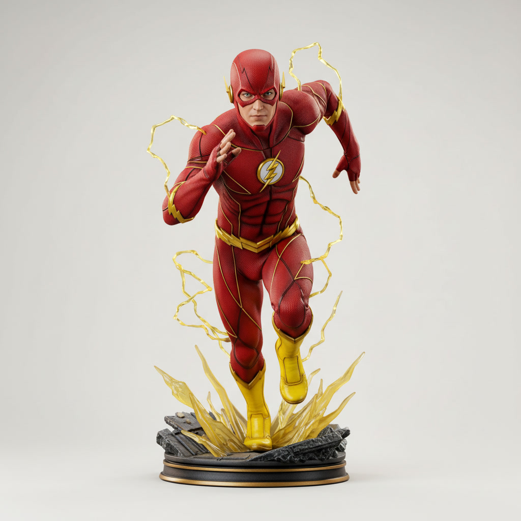 Estátua Flash Colecionável