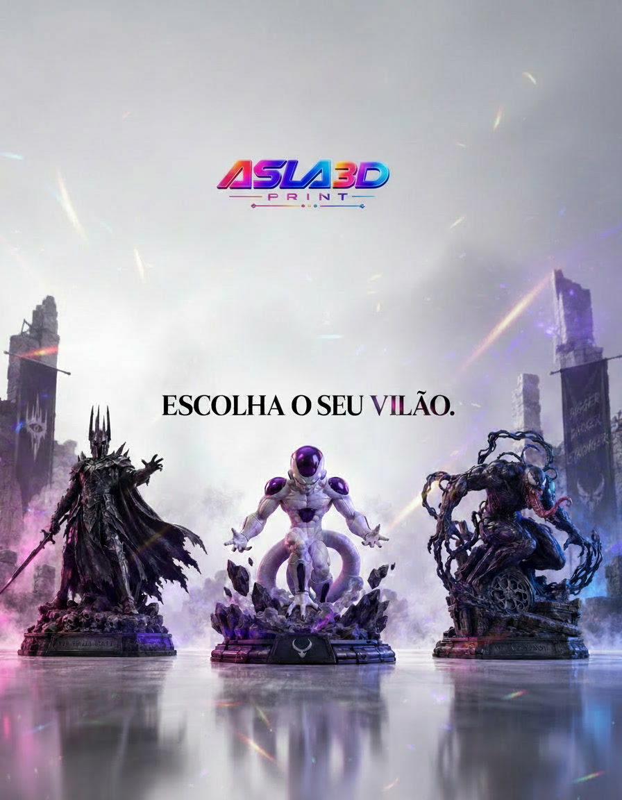 Escolha o seu vilão — estátuas de vilões Asla3D Print