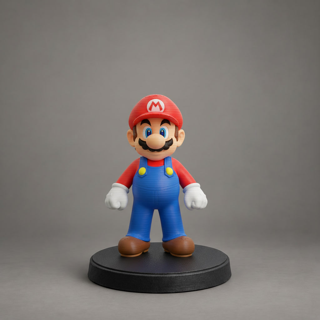 Estátua Mario Colecionável