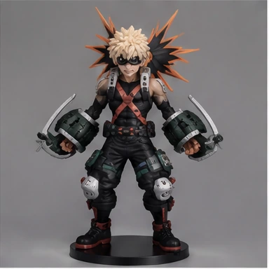 Estátua Katsuki Bakugo Colecionável