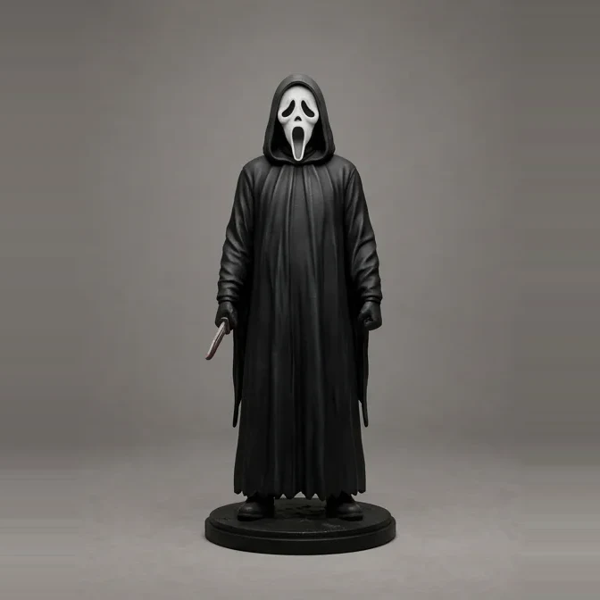 Estátua Ghostface Pânico Colecionável