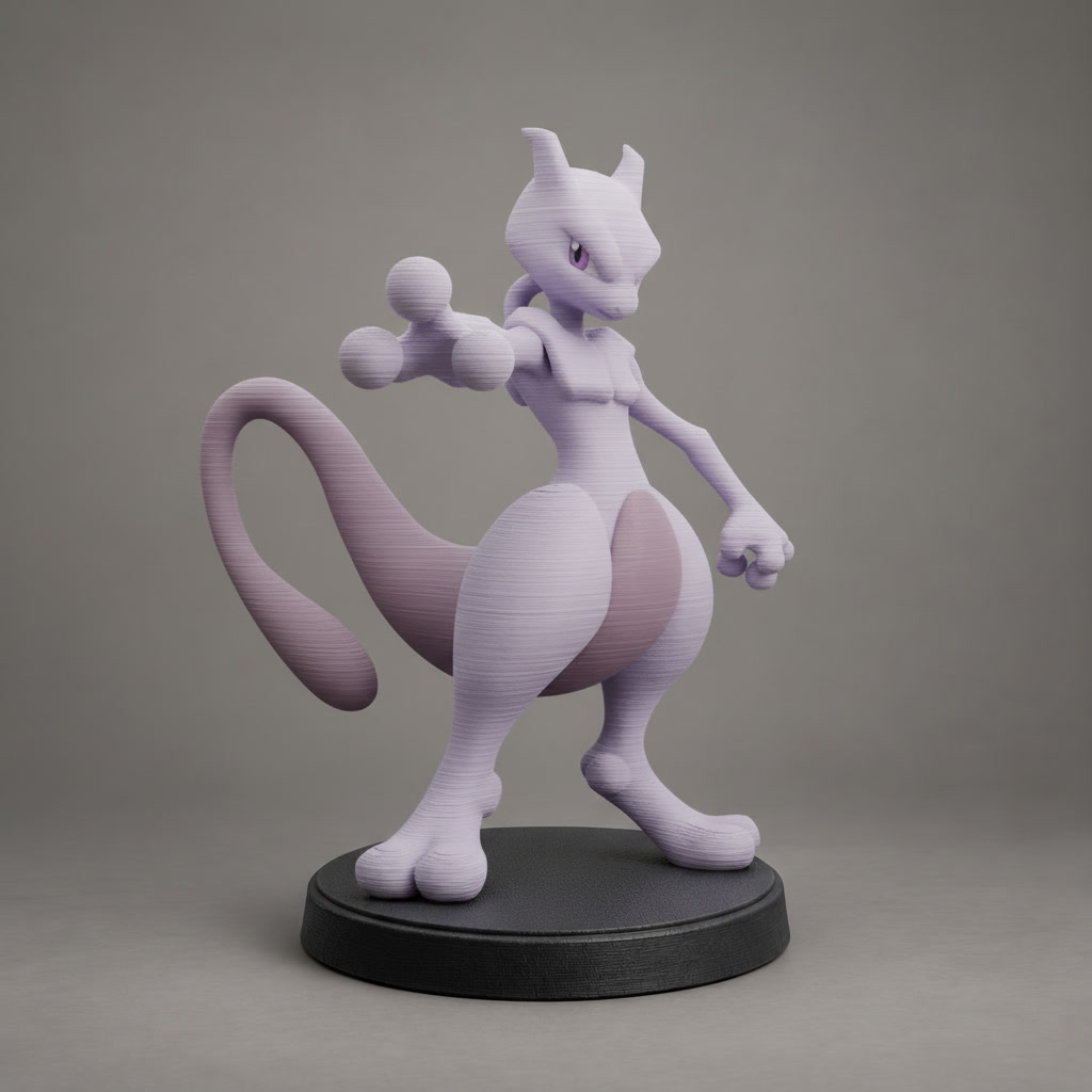 Estátua Mewtwo Colecionável