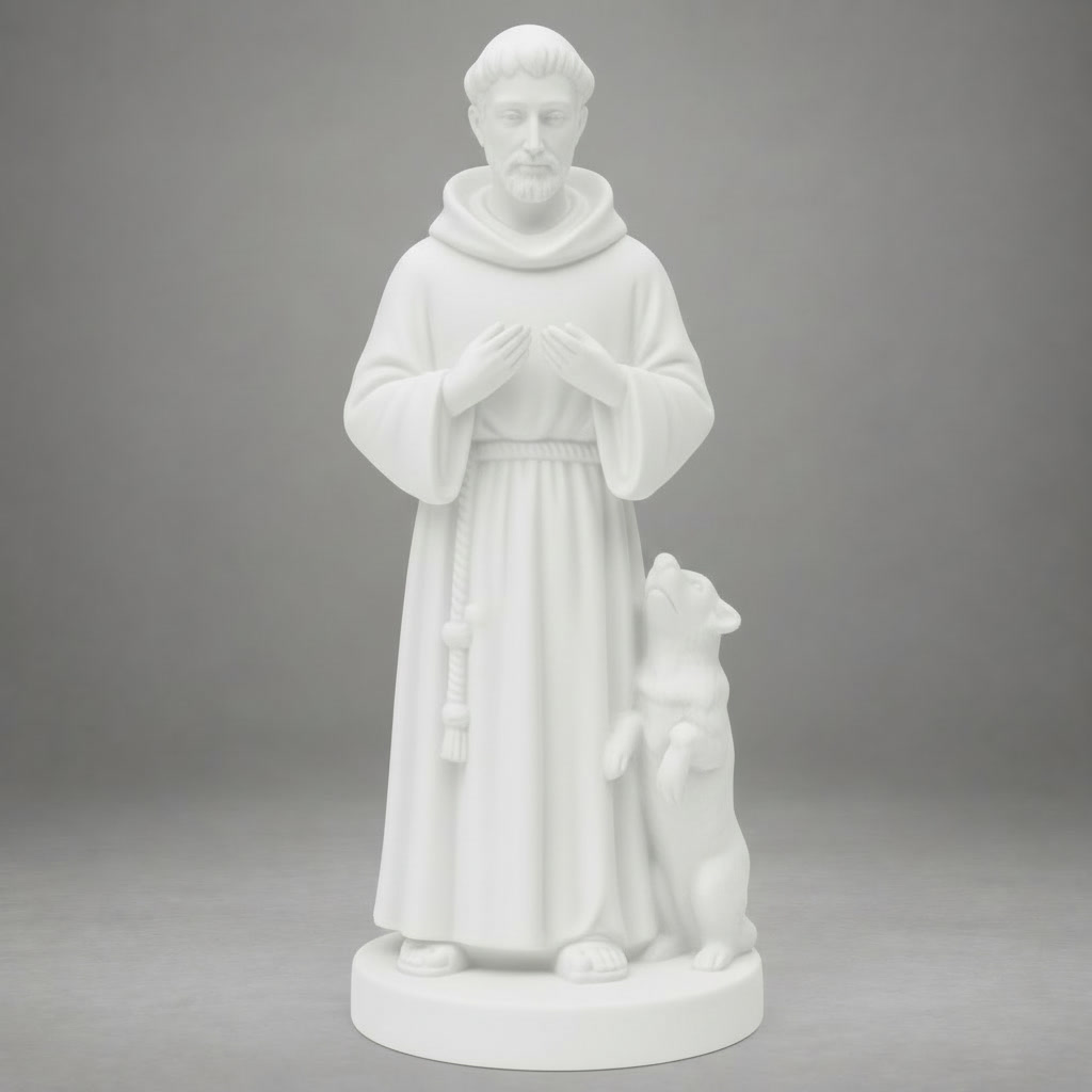 São Francisco de Assis com Lobo