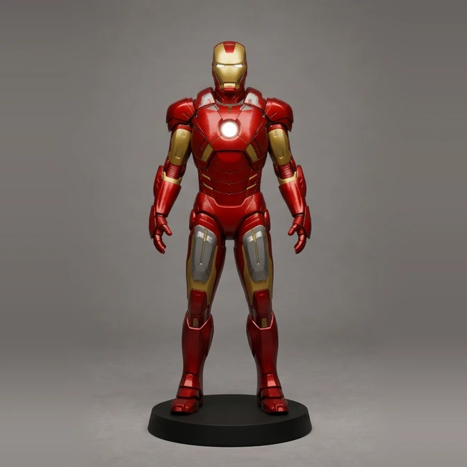 Estátua Homem de Ferro Colecionável