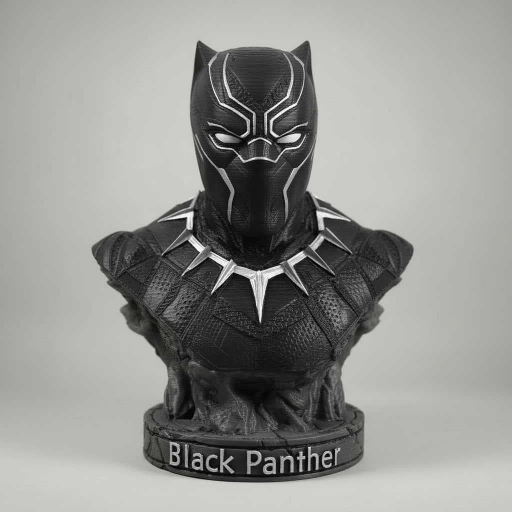 Busto Pantera Negra Wakanda