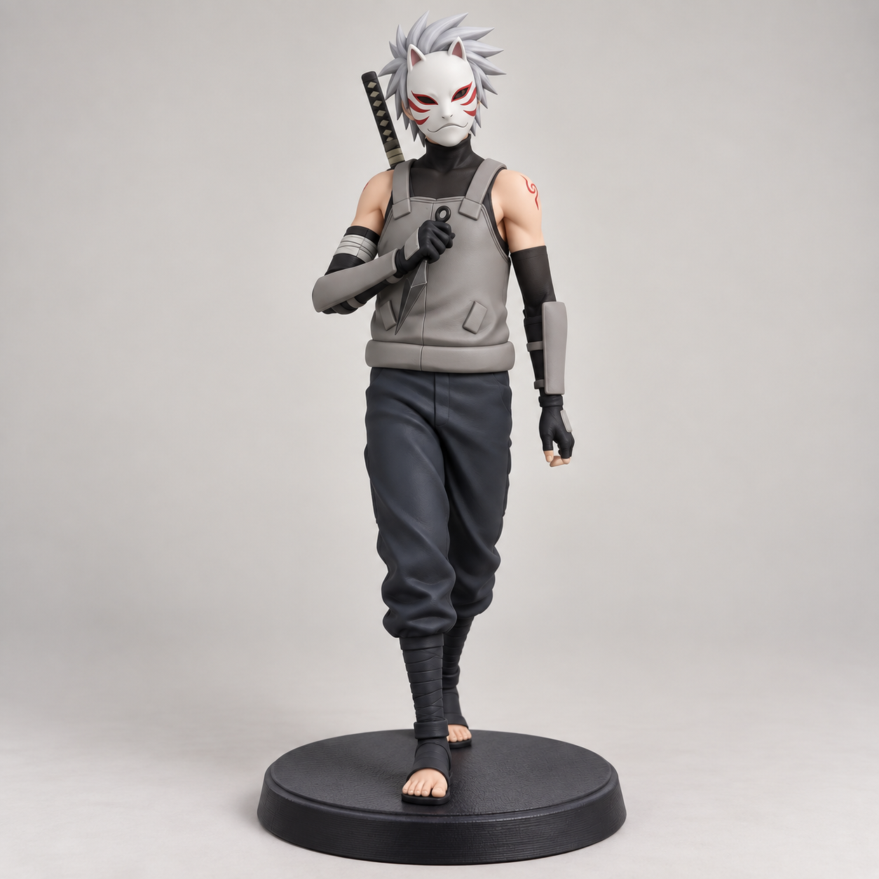 Estátua Kakashi Hatake Anbu Colecionável